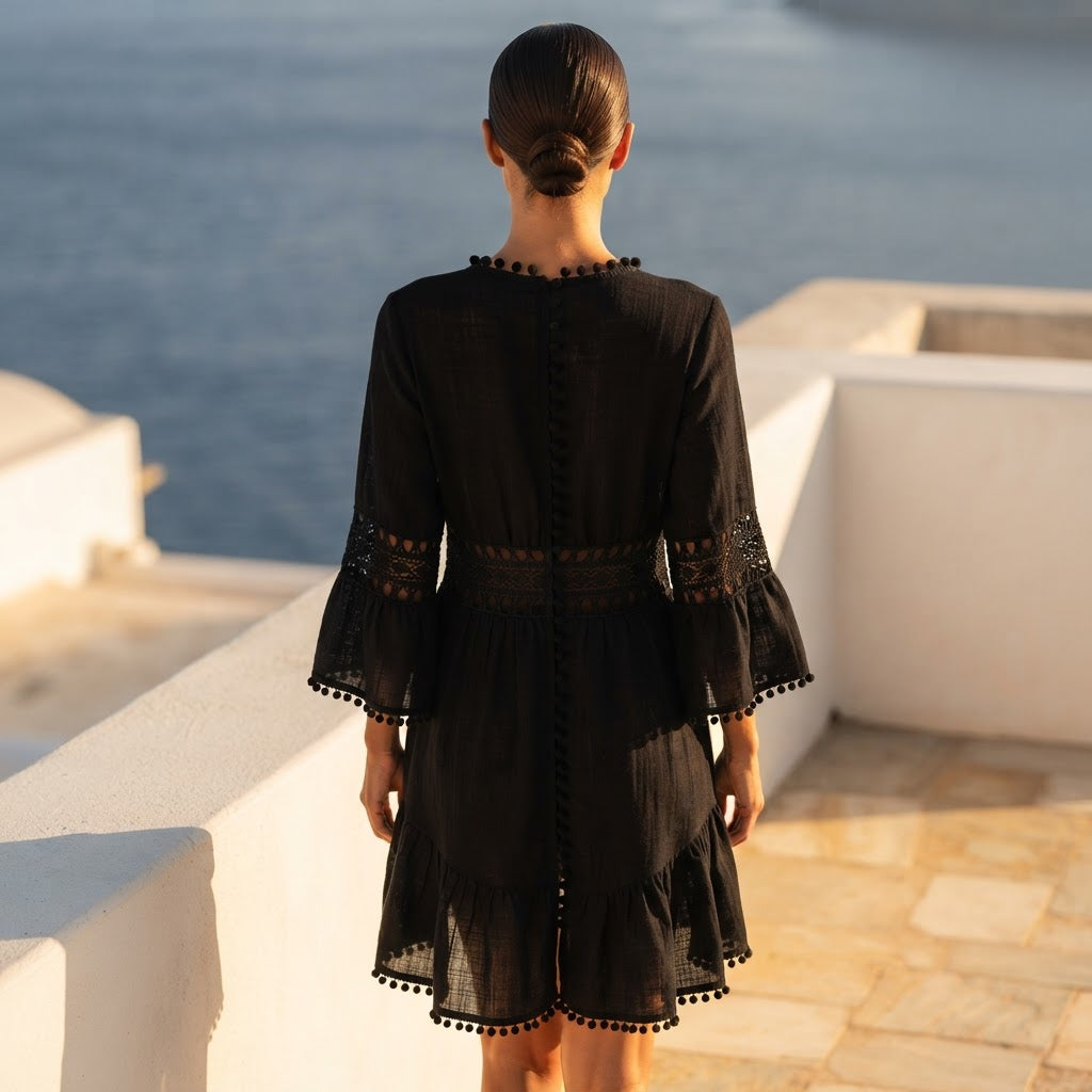 Cyclades Breeze Sheer Kimono