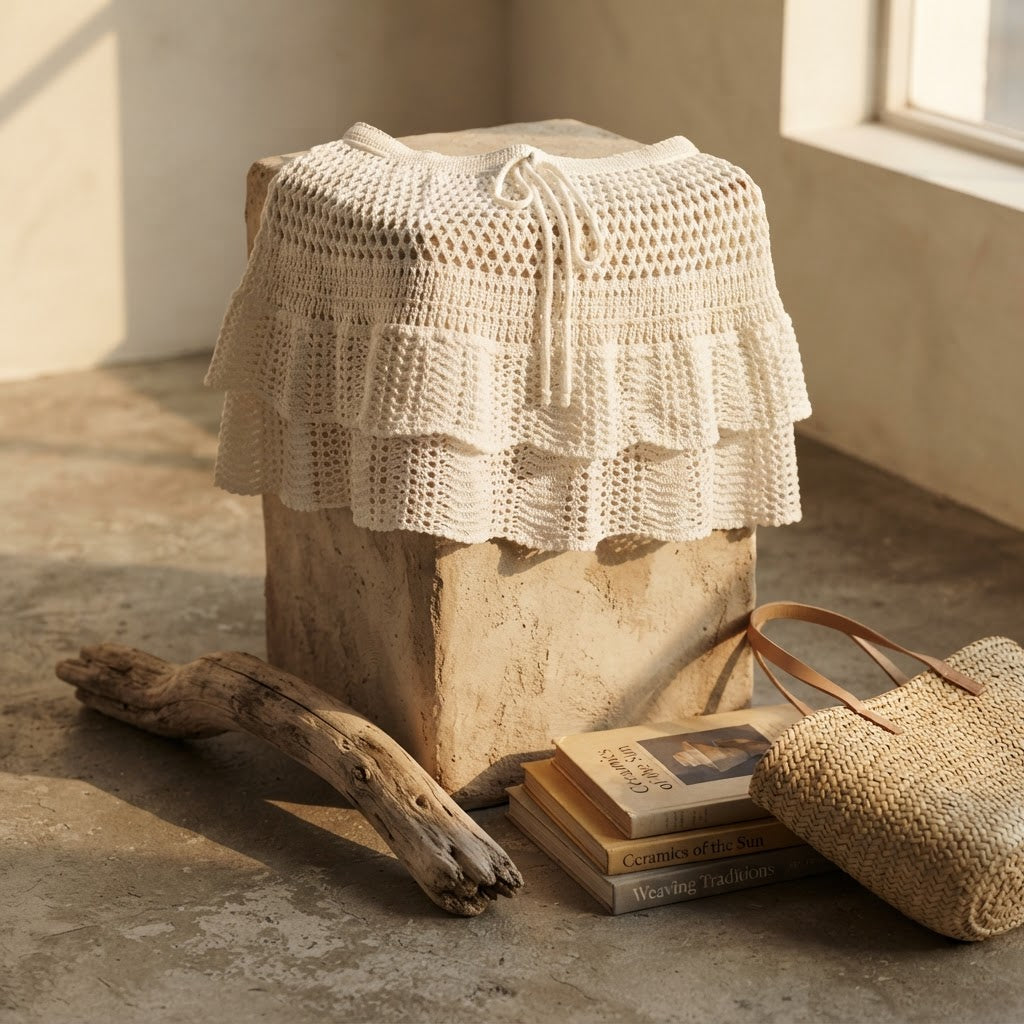 Ibiza Knit Mini Skirt