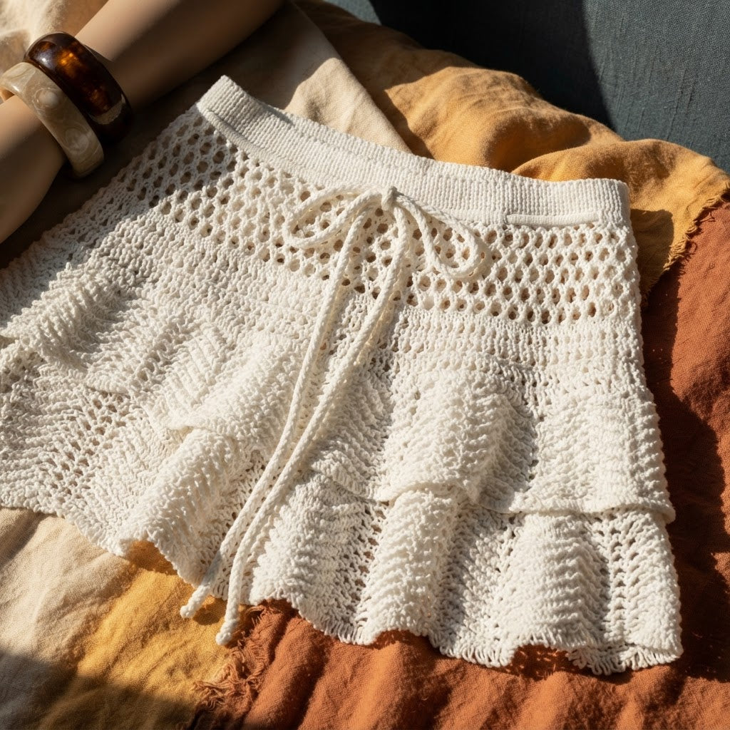 Ibiza Knit Mini Skirt