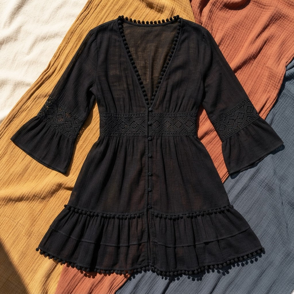 Cyclades Breeze Sheer Kimono