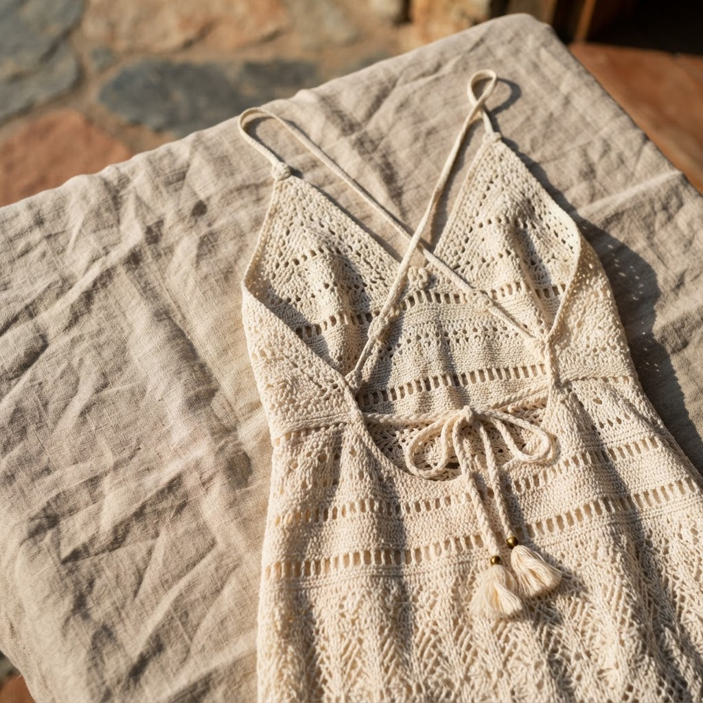 Paros Bare Back Maxi Dress
