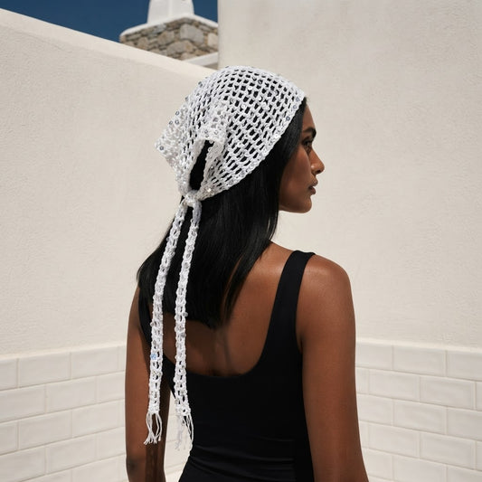 Y2K Versatile Crochet Bandana Scarf