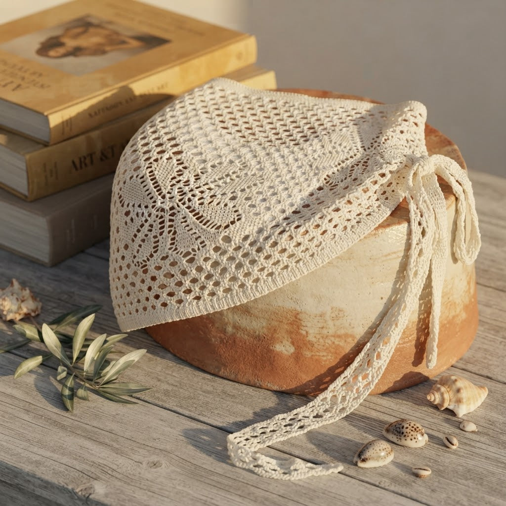 Cretan Flower Knit Skirt