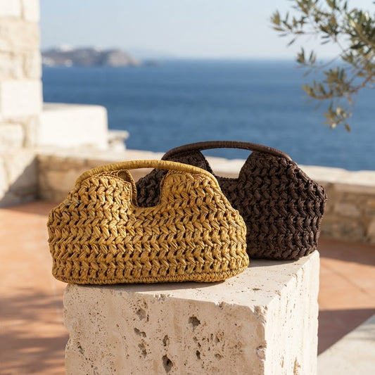 The Beach Please Knit Handbag